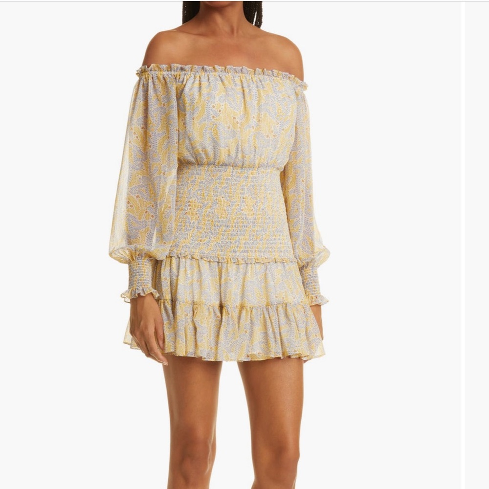 LIKELY dress size 12 off the shoulder - Indica floral
